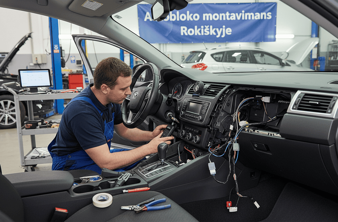 Alkobloko montavimas Rokiskyje