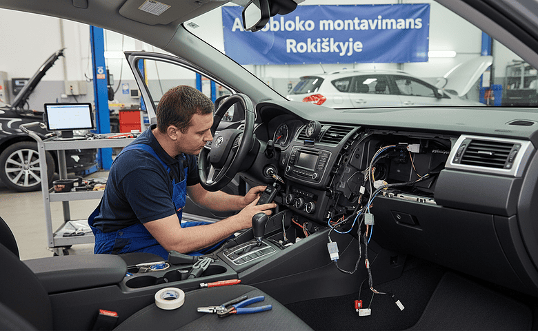 Alkobloko montavimas Rokiskyje